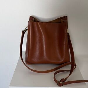 Portland Leather Brown Crossbody Bag